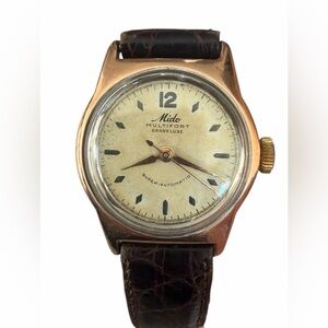 Vintage Mido Multifort Grand Luxe Super-Automatic Watch